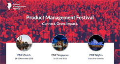 Desktop Screenshot of productmanagementfestival.com