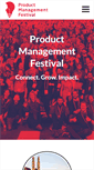 Mobile Screenshot of productmanagementfestival.com